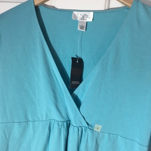 Loft long sleeve blue blouse - Picture 2 of 6